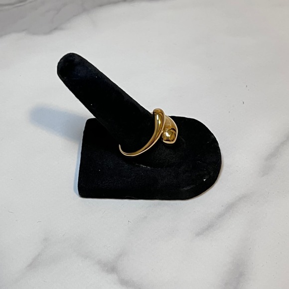 Wrap Style Gold Boho Adjustable Gold Plated Ring - Picture 4 of 5